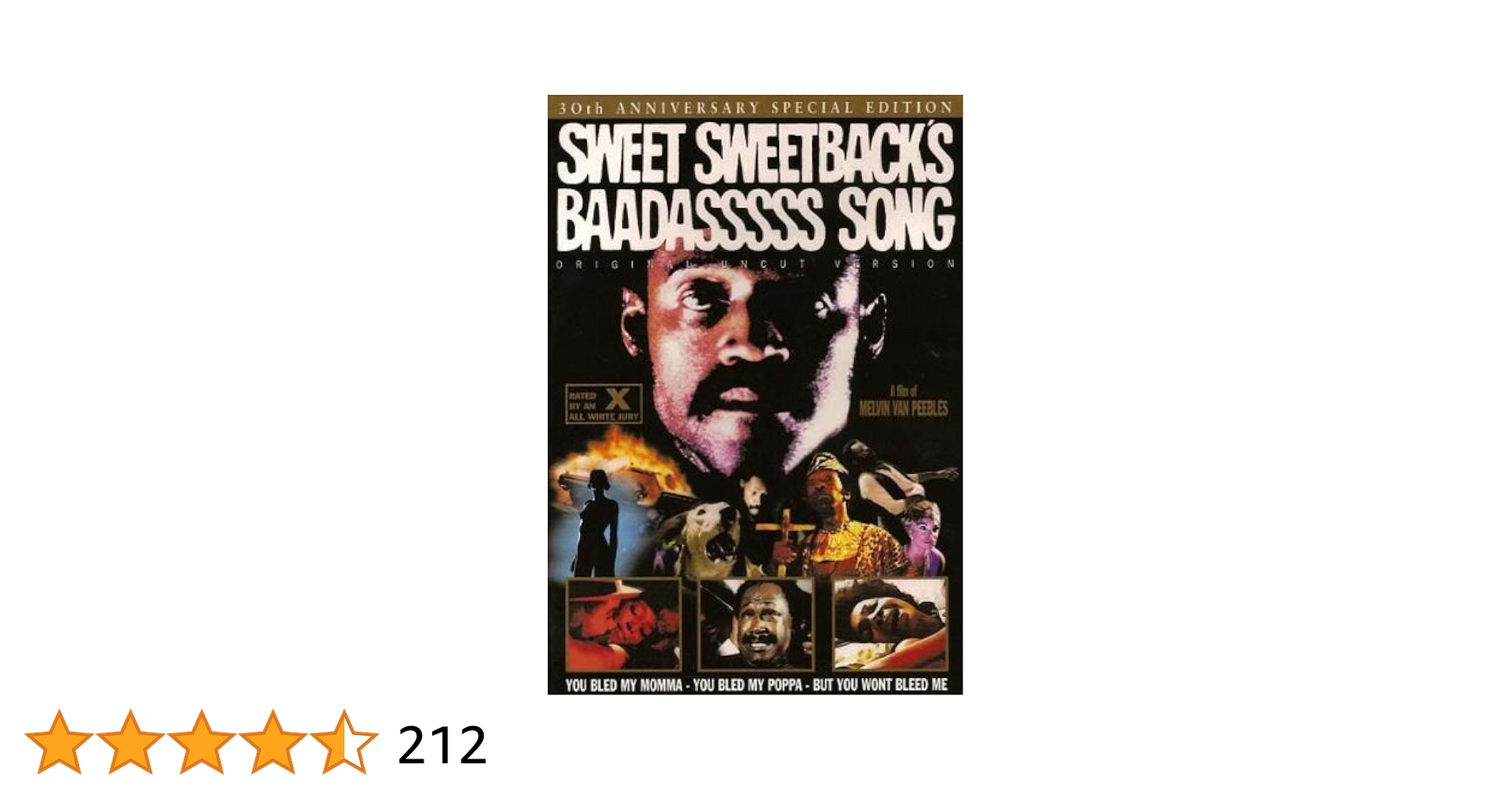 Amazon.co.jp: Sweet Sweetback's Baadasssss Song (30th